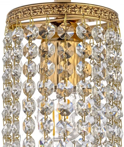 Потолочная люстра хрустальная на штанге Arti Lampadari Stella Gold Stella E 1.5.10.102 G (220V)