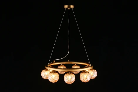 Подвесная люстра Aployt Ola APL.764.03.09 (220V, на тросе, шарики)