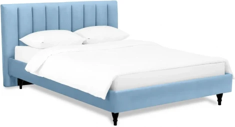 Кровать Queen II Sofia L 1600 ОГОГО (арт.577452), (Ткань/Голубой)