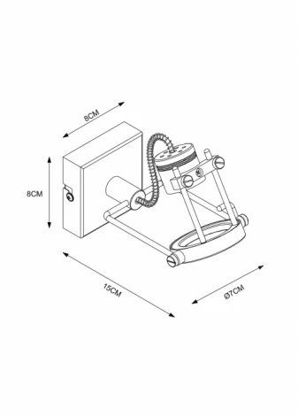 Спот Arte Lamp Costruttore A4300AP-1AB