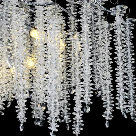 Потолочная люстра на штанге хрустальная Reluce 01113-0.3-800 CH