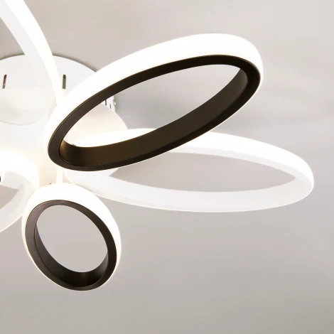 Потолочная люстра Eurosvet Blade 90137/6 белый/чёрный