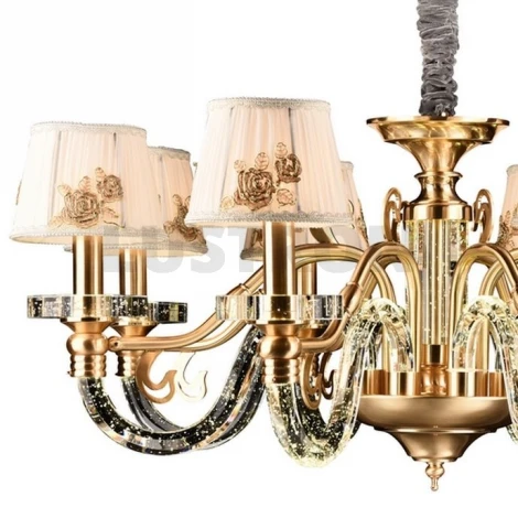 Подвесная люстра IDLamp Michel 404/8-LEDOldbronze