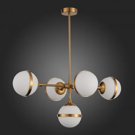 Потолочная люстра на штанге ST Luce Arbe SL1157.303.05 (220V, шарики, молекулы)