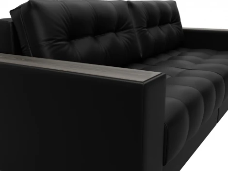 Диван прямой с декором Лига-049 НПБ Лига Диванов (Экокожа) арт.128401