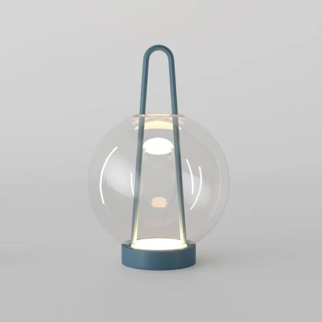 Настольная лампа Eurosvet Frasco 80507/1 синий (LED, 220V, выключатель)