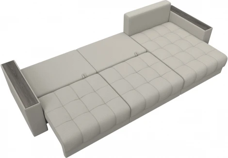 Диван угловой с декором Лига-049 НПБ Лонг Лига Диванов (Рогожка) арт.128289