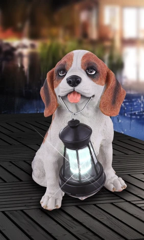 Газонная световая на солнечной батарее фигура Globo SOLAR 33371 (LED, собака, IP44)