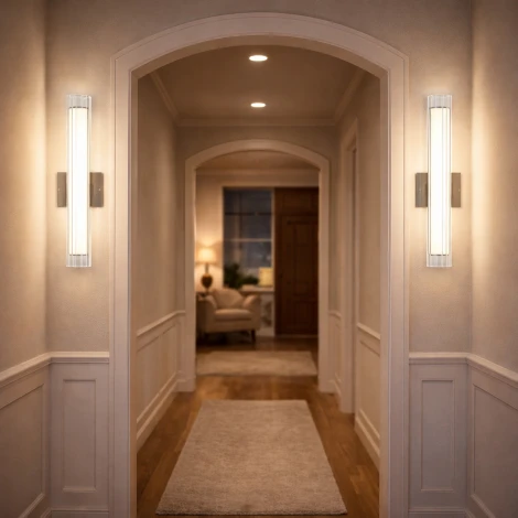 Настенный светильник светодиодный Никель/Белый Прозрачный LED 1*13W 3000K/4000K ST Luce Enfys SL2010.111.01