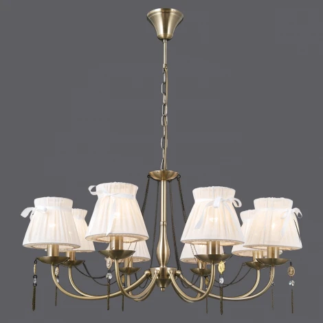 Подвесная люстра ILLUMICO IL0023-8PSQ-24 AB CASTOR (220V, на цепи)