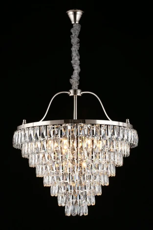Подвесная люстра каскадная Aployt Gerta APL.725.03.13 (220V, хрусталь, на цепи)