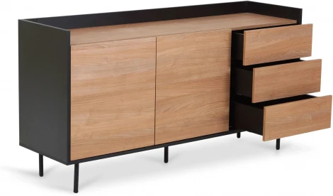 Сервант Look ОГОГО (арт.778174), (ЛДСП/Черный)