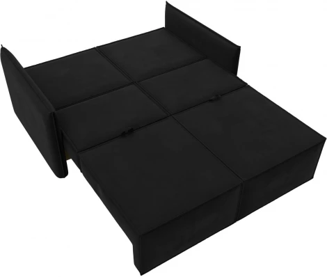 Диван прямой Либерти мини (Черный/Микровельвет) Лига Диванов арт.121906