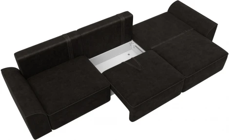 Диван прямой Лига-048 НПБ Лонг Лига Диванов (Велюр) арт.128248