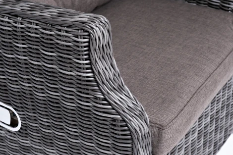 "Форио" кресло раскладное плетеное, цвет графит 4SIS арт.УТ-00003123