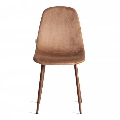 Стул Breeze/Бриз (мод. JSC-58)/2 шт. в упаковке велюр/металл, 44х53х86см, темно-коричневый HLR11/орех (Комплект из 2 шт.) Tetchair 24487