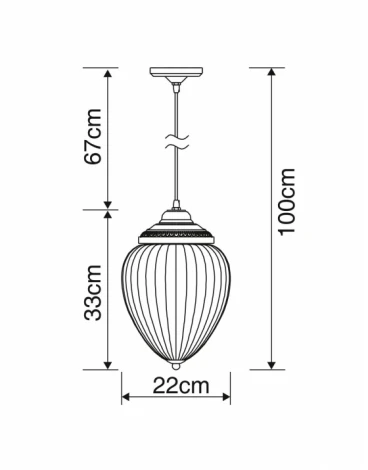 Подвесной светильник Arte Lamp Rimini A1091SP-1AB