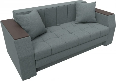 Диван прямой Атлант мини (Серый/Рогожка) Лига Диванов арт.122573