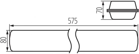 Линейный светильник светодиодный Kanlux MAH 22606 (220V, IP65)