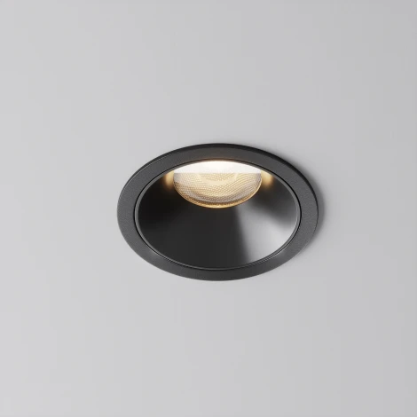 Встраиваемый светильник Maytoni Alfa LED DL043-01-15W3K-RD-B-1 (220V, круглые)