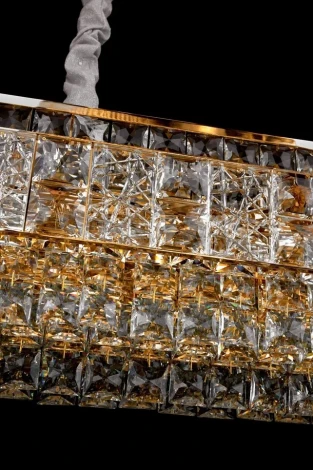 Подвесная люстра Fluorite Majeste FL1060-17P (220V, хрусталь, на цепи)