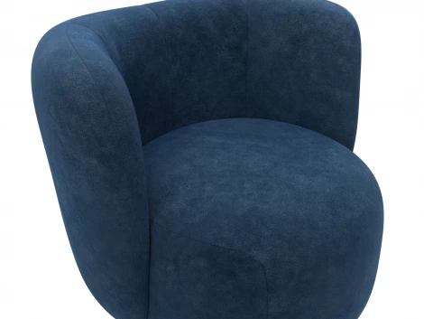 Кресло Лига-072 (Фанера//Велюр/Синий) Лига Диванов 131006