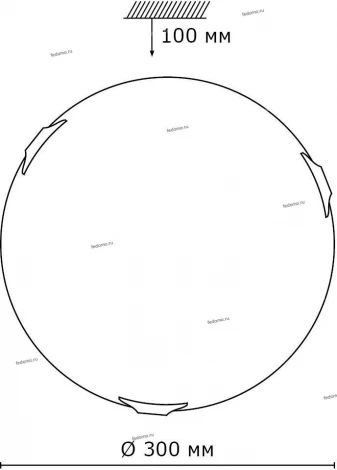 Настенно-потолочный светильник Sonex Quadro White 162/K