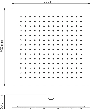 Верхний душ Wasserkraft Mindel A163