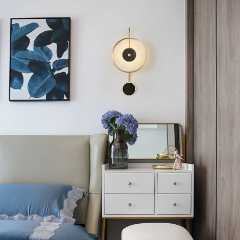 Настенный светильник (бра)-Бра Из Мрамора Loreo A ImperiumLoft 149474-22 (149474-22) (LED, 220V, кольцо)