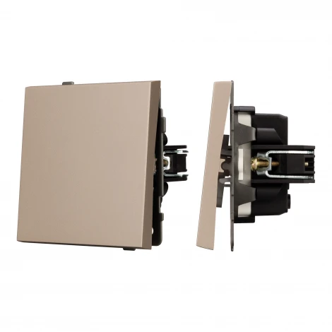 Механизм звонкового выключателя SWT-TENDO-MKR1-PL-GD (230V, 10A) (Arlight) 054145