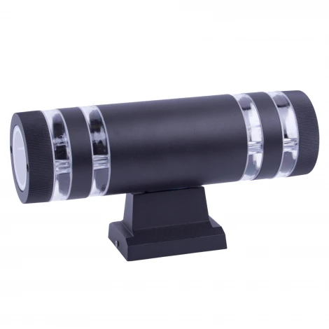 Настенный светильник уличный Е27 черный Uniel UUL-S20A 2x60W/E27 IP65 BLACK