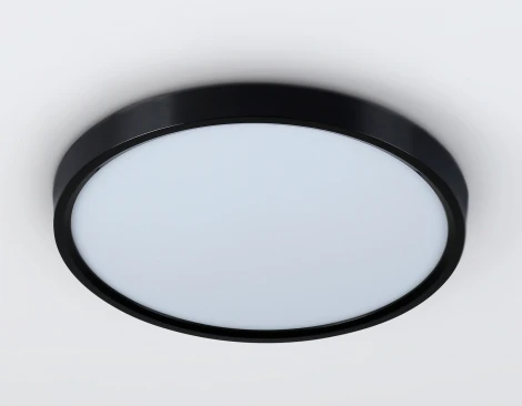 Потолочный светодиодный светильник круглый с подсветкой Ambrella Orbital Air FZ3050 (220V, круглые, IP44)