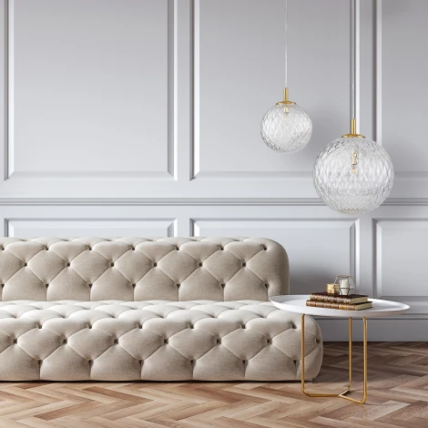 Подвесной светильник TK Lighting Cadix 4610 Gold (220V, на проводе, шар)