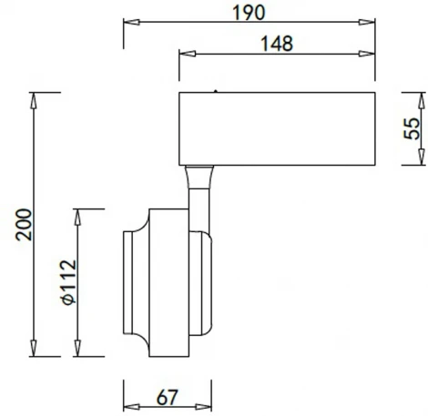 Трековый светильник светильник Donolux DL18784 DL18784/01M Black (LED, 24V)