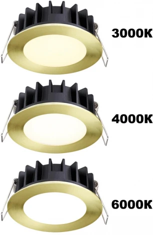 Точечный встраиваемый светильник Novotech Lante 358953 (LED, 220V, круглые)