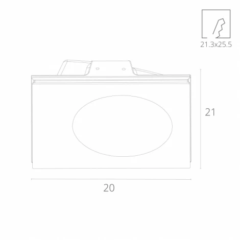 Подсветка для лестниц и ступеней Arte Lamp Invisible A3113AP-1WH