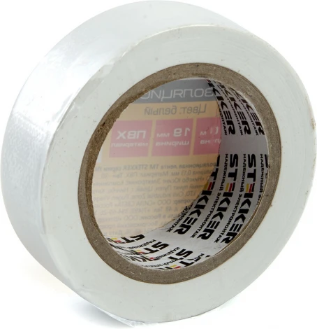 Изолента 013х19мм 10м белая Stekker 39907