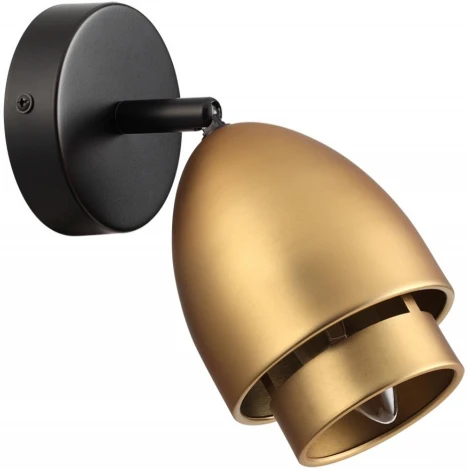 Спот Lumion Avrora 8001/1W черный/античное золото металл/металл Е14 40W 220V