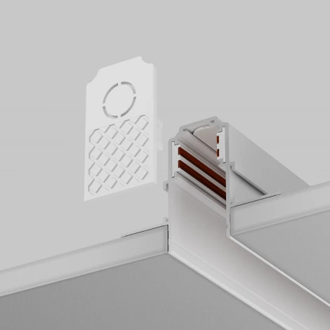 Заглушка торцевая 2шт Exility встраиваемый белый (магнитный) Maytoni Technical TRA034EC-42W