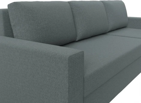 Диван угловой Траумберг Лайт правый угол (Серый/Рогожка) Лига Диванов арт.121139