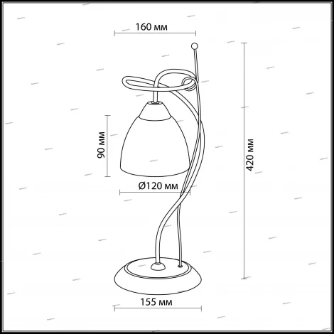 Интерьерная настольная лампа Odeon Light Kaena 2120/1T