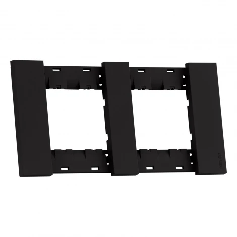 Рамка 2-ая черный матовый Meiton AA4802M2AG