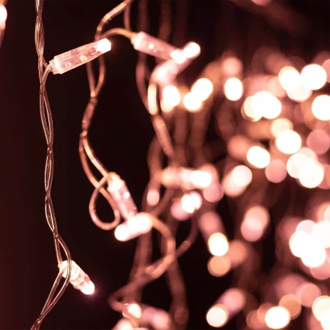 Светодиодная гирлянда ARD-EDGE-CLASSIC-2400x600-CLEAR-88LED-STD Rose Gold (230V, 6W) (IP65)