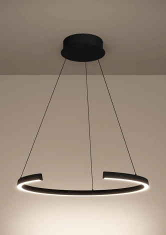 Подвесной светильник светодиодные Eglo Labonete 390533 с регулировкой цветовой температуры 24,8W LED 2200-6500K, 4100lm, алюминий, сталь, черный, белый