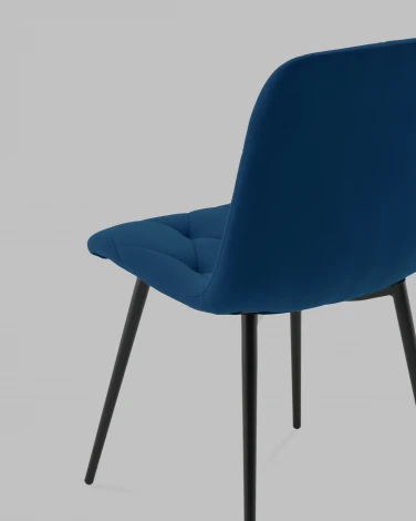Стул Одди Diamond велюр синий Stool Group арт.УТ000041439