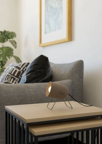 Настольная лампа песочный с выключателем Eglo Tilston 44165