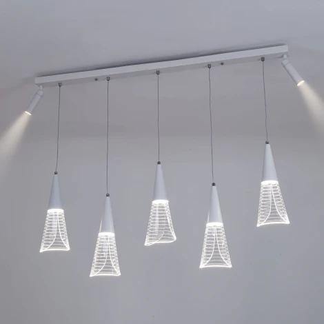 Подвесной светильник светодиодный с регулировкой цветовой температуры LED4U LED4U L7105-7 WТ