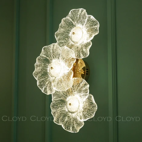 Настенный светильник светодиодный с цветами Cloyd Shambala 20395 (220V, цветы)