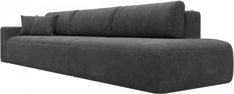 Диван прямой Лига-036 НПБ Модерн Лонг подлокотник слева Лига Диванов (Велюр) арт.127685L