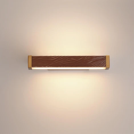 Настенный светильник светодиодный Odeon Light Riviera 5450/10WLB коричневый/античная бронза/металл/керамика/акрил LED x 10W 2000К/3000K/4000K/переключ